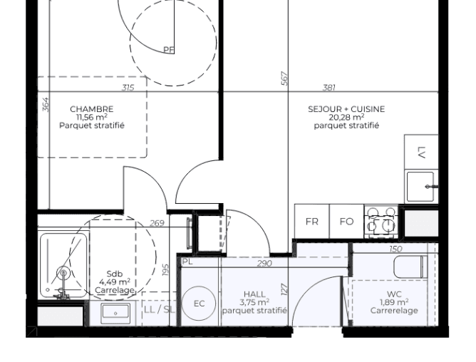 Plan du lot